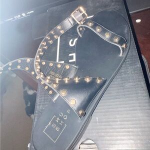ShuShop Black Studded Sandals